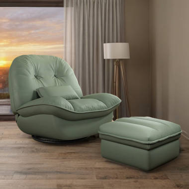 Mint best sale green recliner